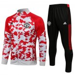 Chandal de Chaqueta del Manchester United 2021-2022 Rojo