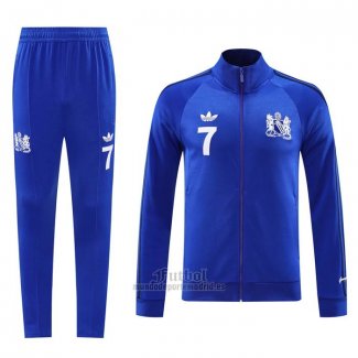 Chandal de Chaqueta del Manchester United 2024-2025 Azul