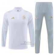 Chandal de Sudadera del Argelia 2023-2024 Blanco