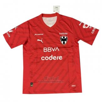 Camiseta Monterrey Portero 2023-2024 Rojo Tailandia