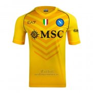 Camiseta Napoli Portero 2023-2024 Amarillo Tailandia