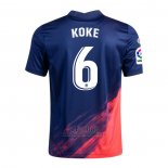 Camiseta Atletico Madrid Jugador Koke Segunda 2021-2022