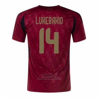 Camiseta Belgica Jugador Lukebakio Primera 2024