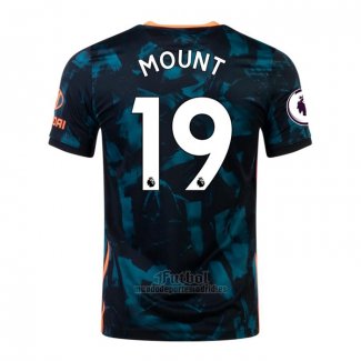 Camiseta Chelsea Jugador Mount Tercera 2021-2022