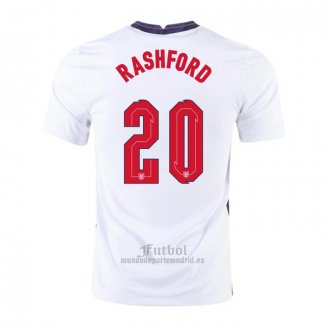 Camiseta Inglaterra Jugador Rashford Primera 2020-2021