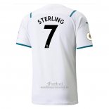 Camiseta Manchester City Jugador Sterling Segunda 2021-2022