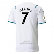 Camiseta Manchester City Jugador Sterling Segunda 2021-2022