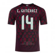 Camiseta Mexico Jugador E.Gutierrez Primera 2024