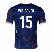 Camiseta Paises Bajos Jugador Van de Ven Segunda 2024