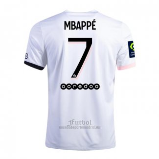 Camiseta Paris Saint-Germain Jugador Mbappe Segunda 2021-2022