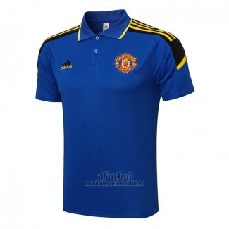 Camiseta Polo del Manchester United 2021-2021 Azul