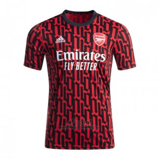 Camiseta Pre Partido del Arsenal 2020-2021 Rojo