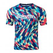 Camiseta Pre Partido del Barcelona 2020-2021 Azul