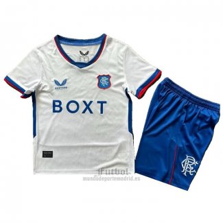 Camiseta Rangers Segunda Nino 2024-2025