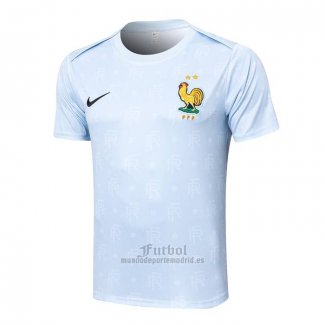 Camiseta de Entrenamiento Francia 2024-2025 Azul Claro