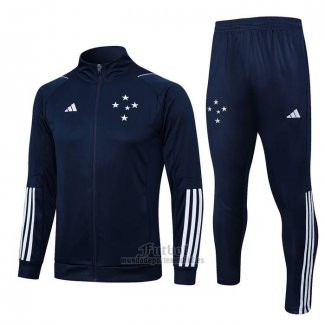 Chandal de Chaqueta del Cruzeiro 2023-2024 Azul