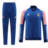 Chandal de Chaqueta del Lyon 2023-2024 Azul