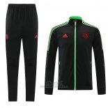 Chandal de Chaqueta del Manchester United Nino 2021-2021 Negro