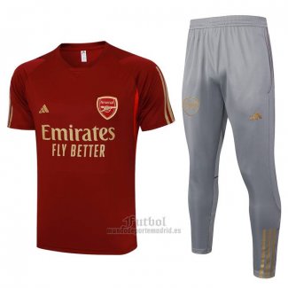 Chandal del Arsenal Manga Corta 2023-2024 Rojo