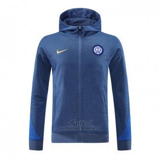 Chaqueta con Capucha del Inter Milan 2024-2025 Azul