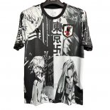 Camiseta Japon Anime 2024-2025 Negro y Blanco Tailandia