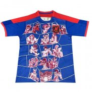 Camiseta Japon Cartoon 2024-2025 Azul Tailandia