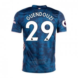 Camiseta Arsenal Jugador Guendouzi Tercera 2020-2021