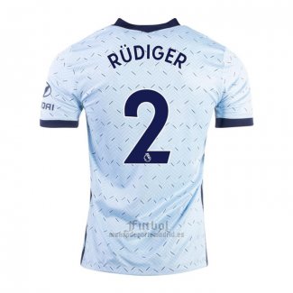 Camiseta Chelsea Jugador Rudiger Segunda 2020-2021