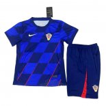 Camiseta Croacia Segunda Nino 2024