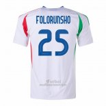 Camiseta Italia Jugador Folorunsho Segunda 2024-2025