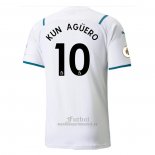 Camiseta Manchester City Jugador Kun Aguero Segunda 2021-2022