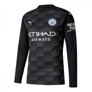 Camiseta Manchester City Portero Primera Manga Larga 2020-2021