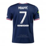 Camiseta Paris Saint-Germain Jugador Mbappe Primera 2021-2022