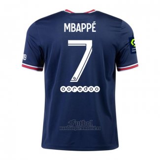 Camiseta Paris Saint-Germain Jugador Mbappe Primera 2021-2022