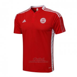 Camiseta Polo del Bayern Munich 2021-2022 Rojo