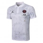 Camiseta Polo del Paris Saint-Germain 2021-2022 Blanco