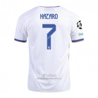 Camiseta Real Madrid Jugador Hazard Primera 2021-2022