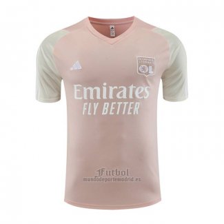 Camiseta de Entrenamiento Lyon 2023-2024 Rosa