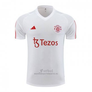 Camiseta de Entrenamiento Manchester United 2023-2024 Blanco