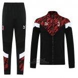 Chandal de Chaqueta del AC Milan 2021 Negro