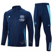 Chandal de Chaqueta del Arsenal 2024-2025 Azul