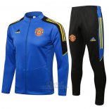 Chandal de Chaqueta del Manchester United 2021-2022 Azul