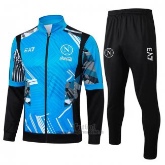 Chandal de Chaqueta del Napoli 2024-2025 Azul