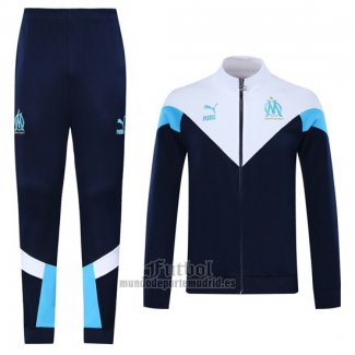 Chandal de Chaqueta del Olympique Marsella 2020-2021 Azul