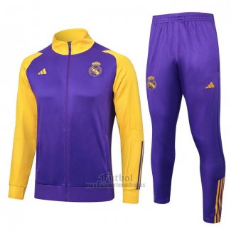 Chandal de Chaqueta del Real Madrid 2023-2024 Purpura