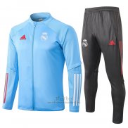 Chandal de Chaqueta del Real Madrid Nino 2020-2021 Azul