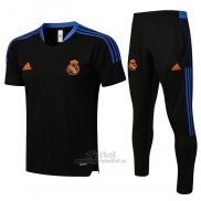 Chandal del Real Madrid Manga Corta 2021-2022 Negro