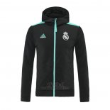 Chaqueta con Capucha del Real Madrid 2021-2022 Negro