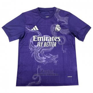 Camiseta Real Madrid Dragon 2024-2025 Purpura Tailandia