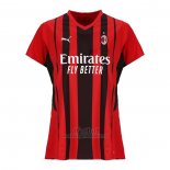 Camiseta AC Milan Primera Mujer 2021-2022